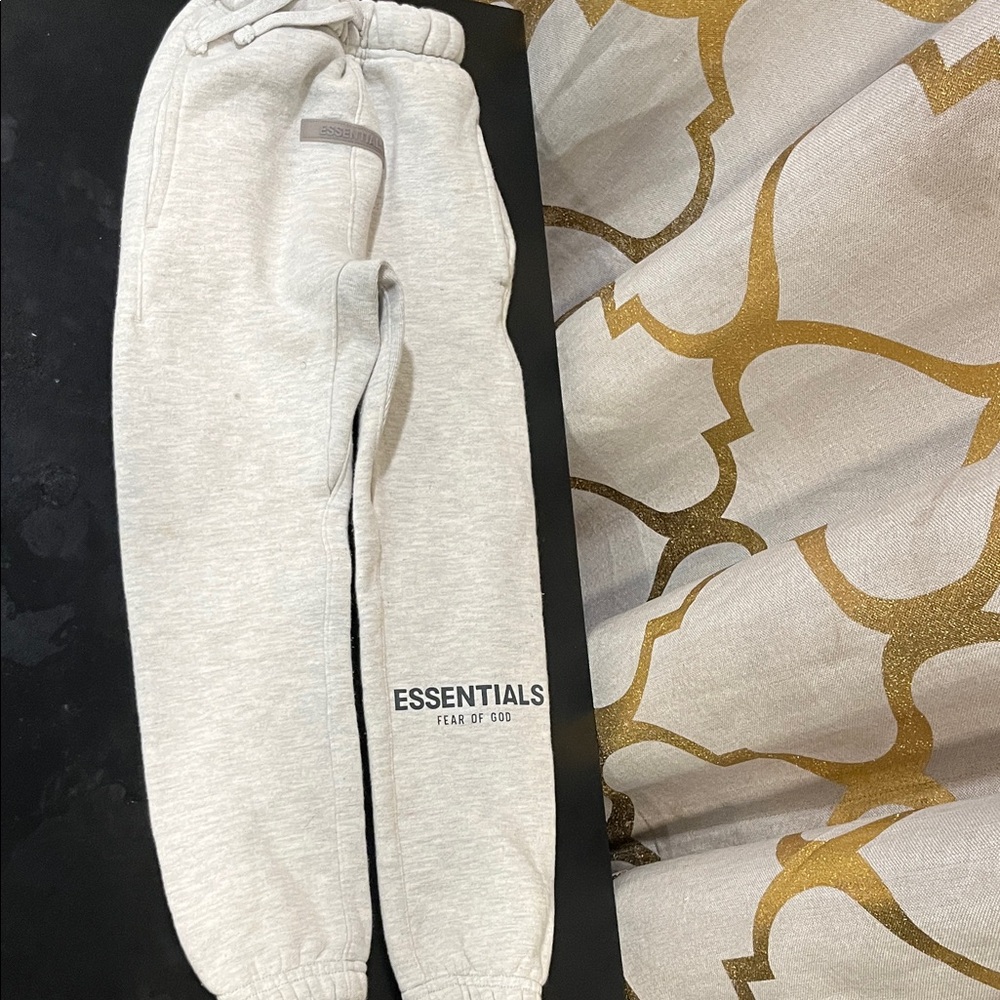 Essentials Kids Light Gray Joggers